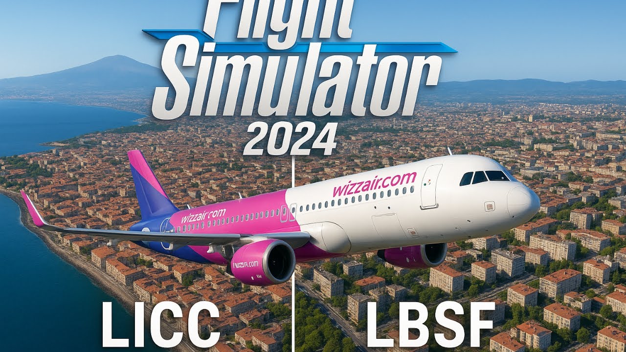 MSFS 2024 - FenixA320 - CATANIA🛬SOFIA - 4K - RTX5080