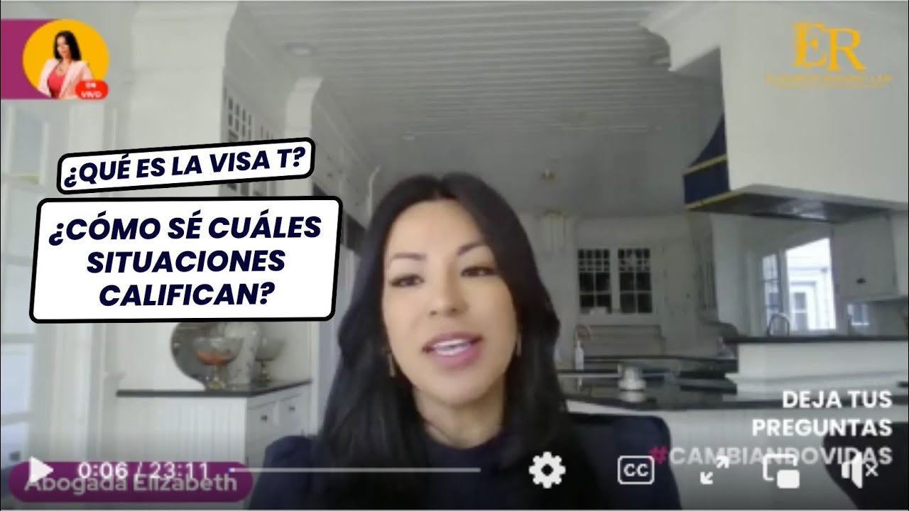 ¿Qué es la VISA T? ¿Cómo sé cuáles situaciones califican? Aquí le informamos
