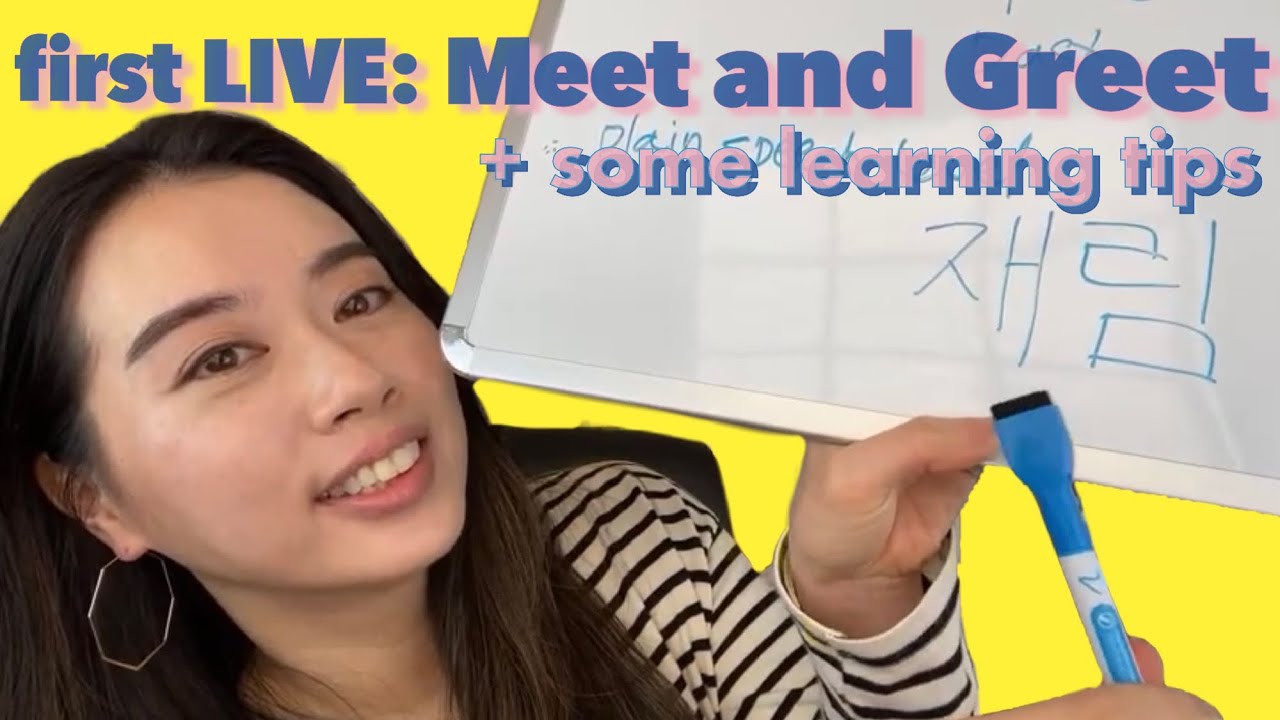 (Supposedly Q&A but actually) Meet Korean Dream with J | My First Live 😅