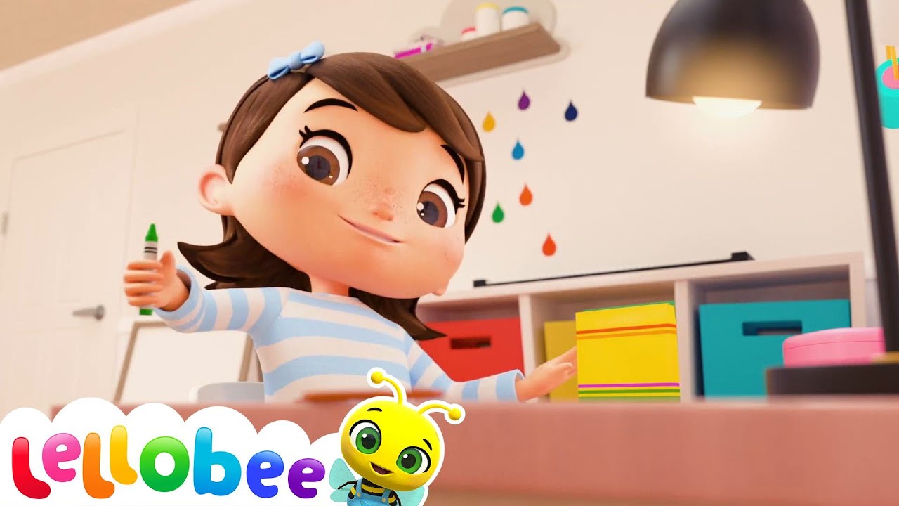 10 Little Buses + More Nursery Rhymes & Kids Songs &ndash; Lellobee | Moonbug Kids