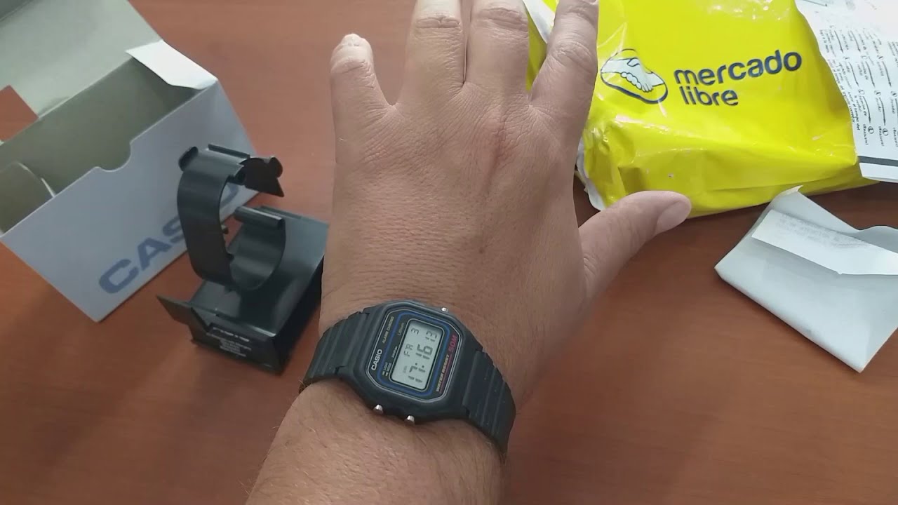 Unboxing Reloj casio w 59, reloj motero !💯