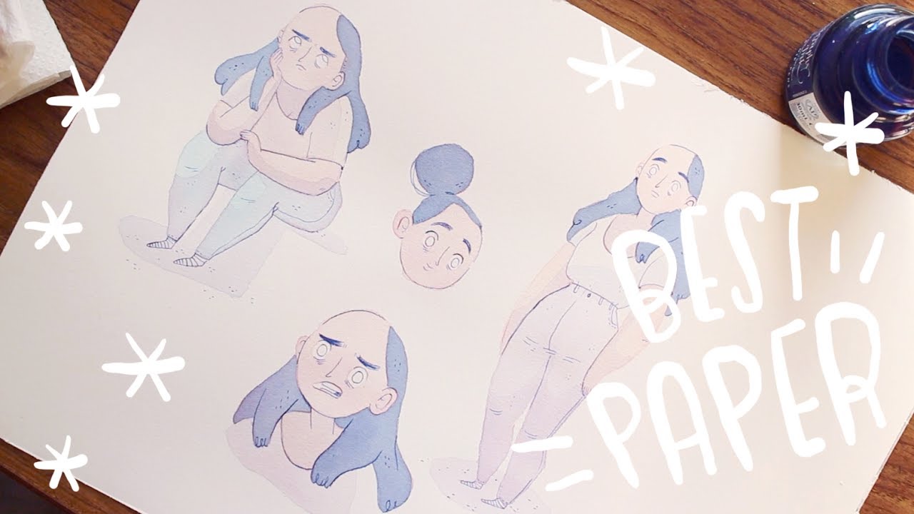 Trying new water colour paper! ~ Frannerd