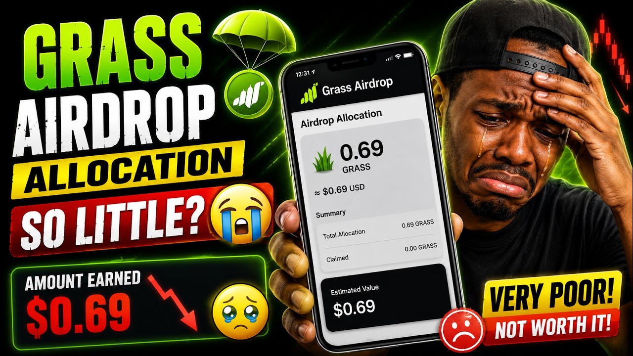 Grass Airdrop Allocation 😭 Only $0.69?! My Grass Airdrop Was VERY POOR!