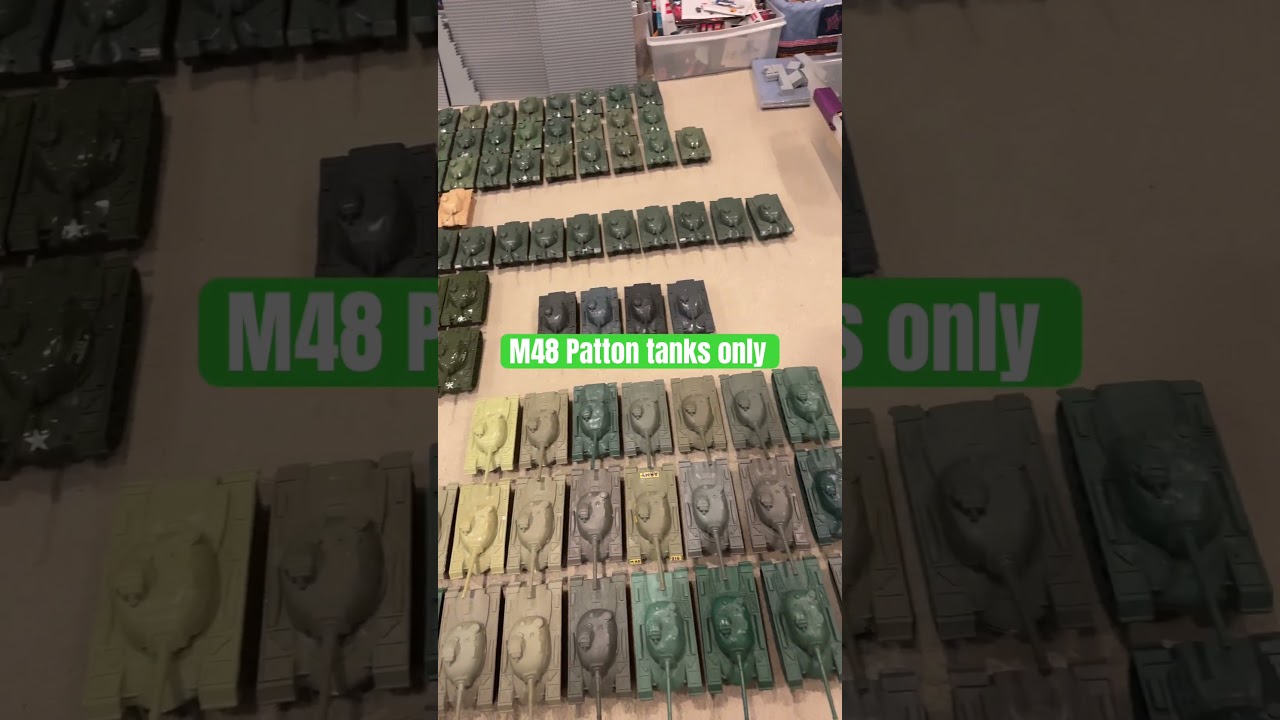 Plastic Army Men Classic Army Tank Collection