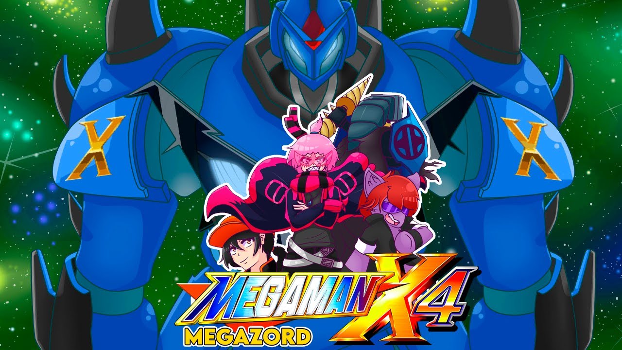 4 AMIGOS 1 CONTROL 🤪 | Megaman X4 MEGAZORD (Noche Boomer) #gapalive