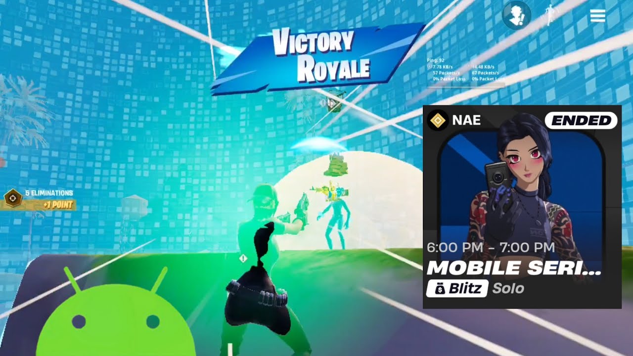 Can we make it the Fortnite MOBILE SERIES Finals... (120 Fps Gameplay)