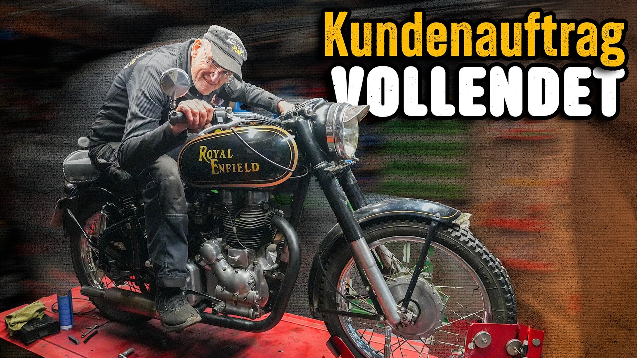 Royal Enfield fertig! Ventile, Ölwechsel & letzter Feinschliff | Andis Funktionspunk