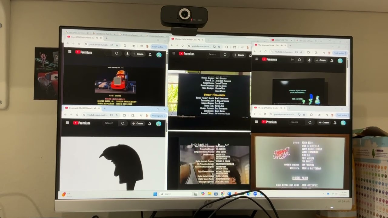 All 6 End Credits At Once
