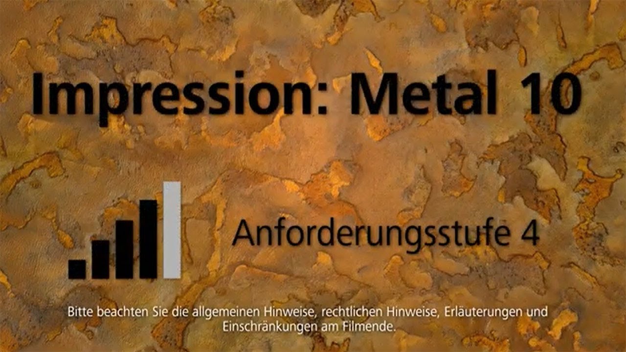 Verarbeitung StoSignature-Oberfl&auml;che &laquo;Impression: Metal 10&raquo;