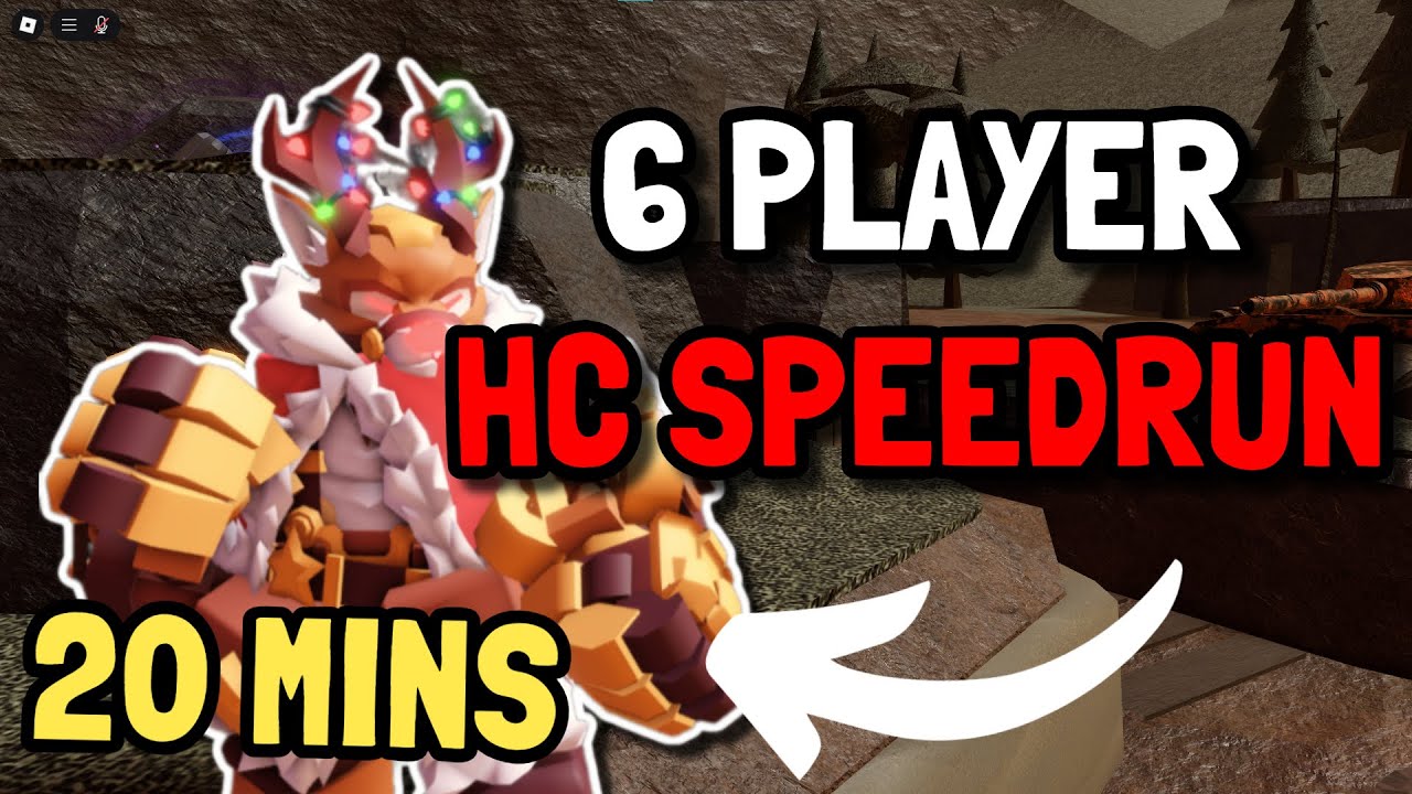 HARDCORE SPEEDRUN IN 20 MINUTES WITH 6 PLAYERS | Roblox Tower Defense Simulator TDS
