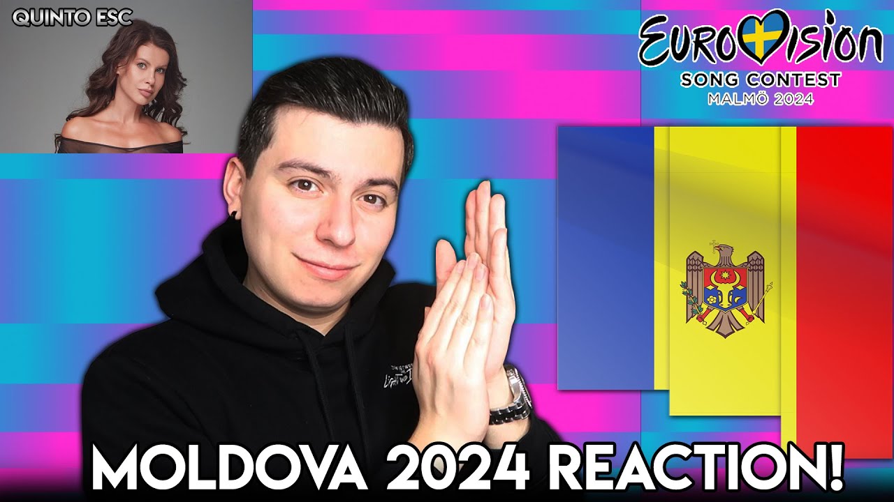Natalia Barbu - In The Middle Reaction - Eurovision 2024(Moldova) - Quinto ESC