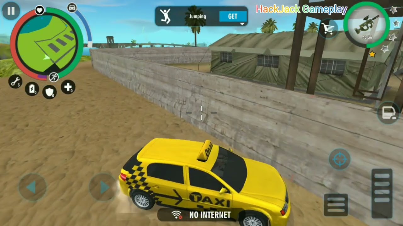 Real Gangster crime (Go to travel in Taxi and visit army station 😱😂😂😎😎😡 Gameplay HD