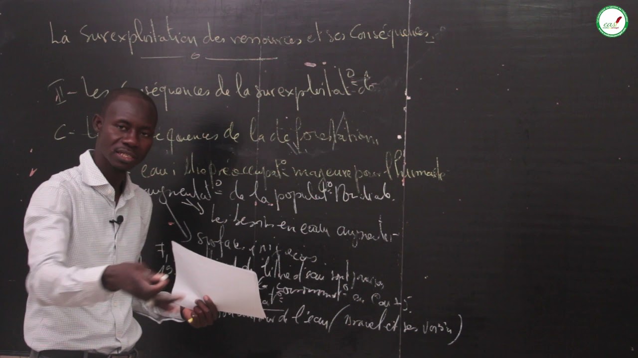 Cours - Troisième - HG: La Surexploitation des ressources et ses conséquences / M. Sarr / S2