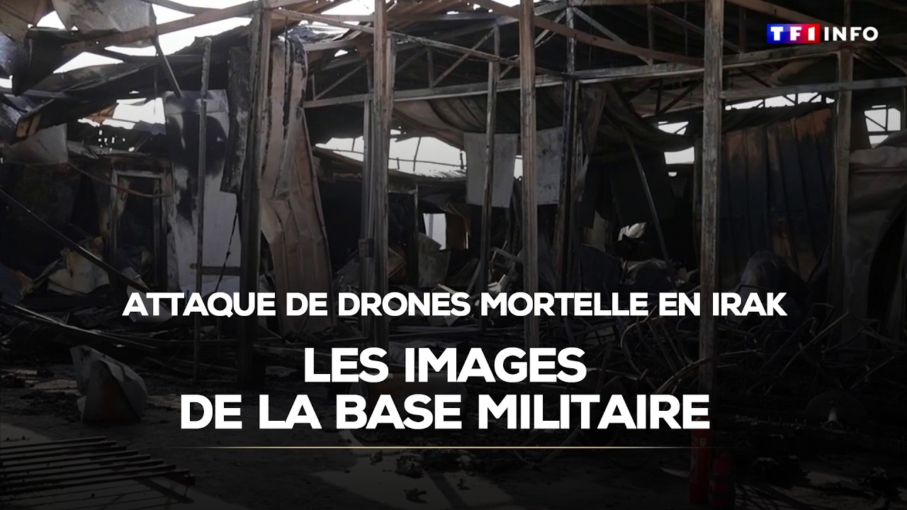 Attaque de drones : un militaire français t*é en Irak｜TF1 INFO