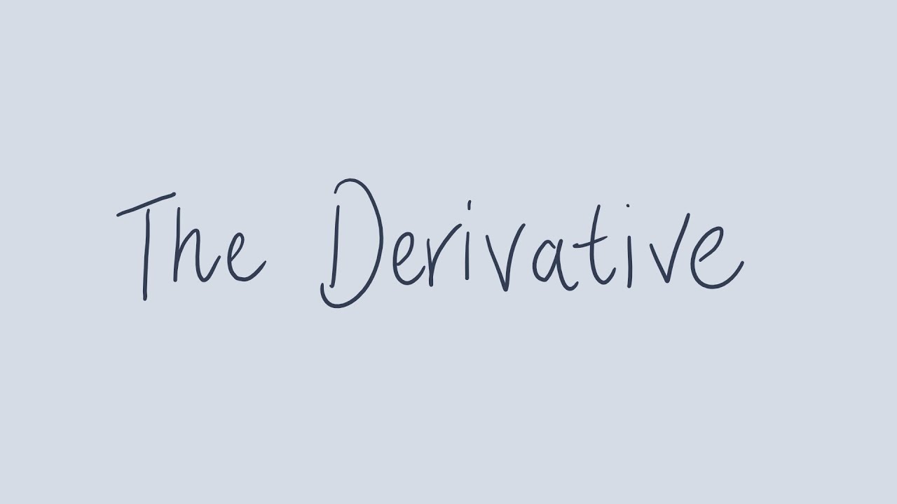 The derivative | Unit 3 and 4 VCE Maths Methods