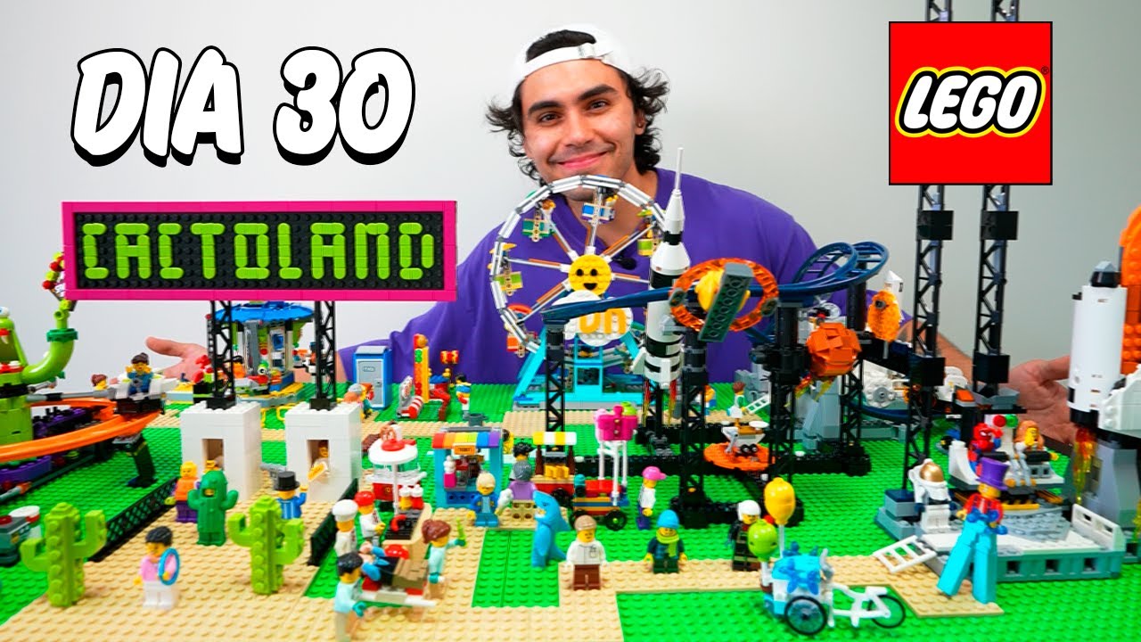 Я симулировал парк аттракционов LEGO в течение 30 дней…