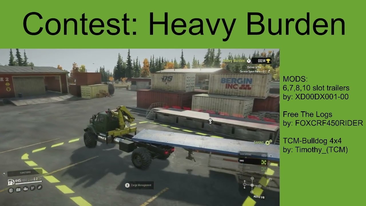 SnowRunner | NG+ | Michigan | Contest: Heavy Burden (No Commentary)