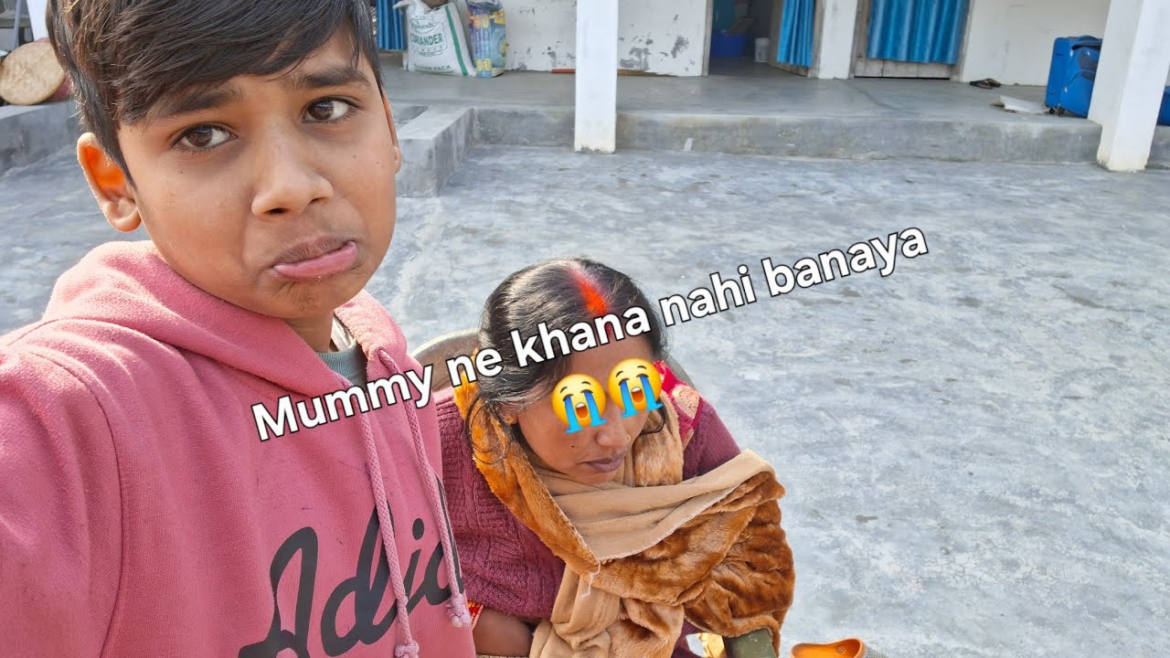 Mummy ne khana nahi banaya😭😭#trending#vlog#sauravjoshivlogs 