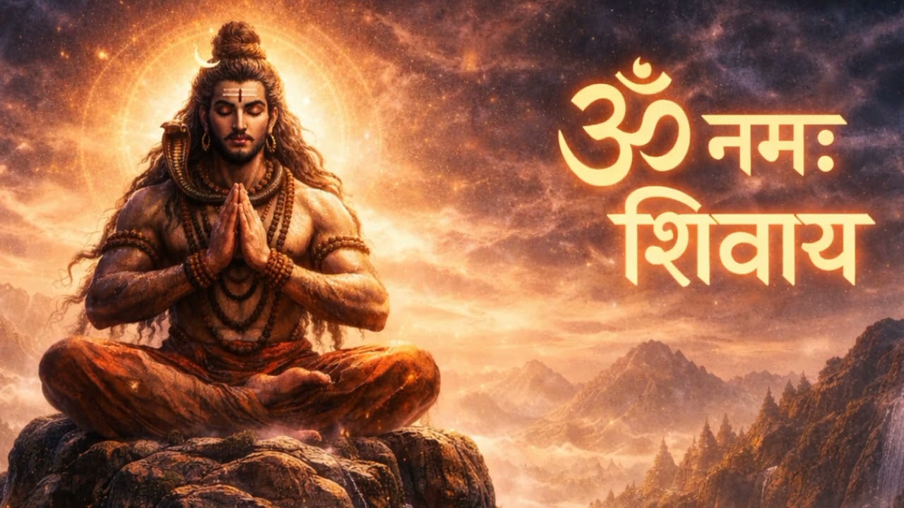 ॐ नमः शिवाय मंत्र जप | 108 बार शक्तिशाली शिव मंत्र | Deep Meditation Chanting | Deep Dhyan #shivaya