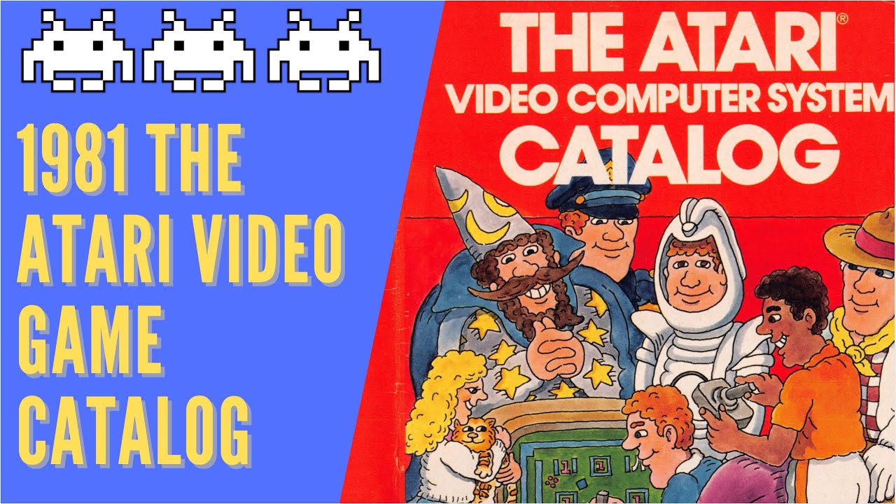 1981 Atari Console & Video Games Catalog - 1980's Retro Gaming