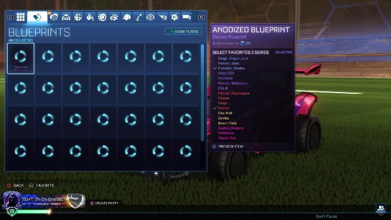 Rocket League Season 16 Rewards Showcase