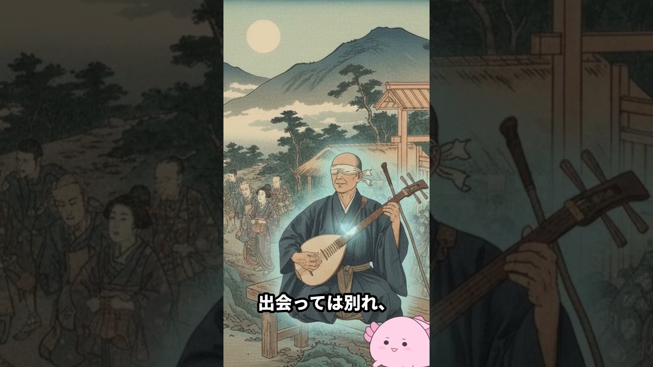 百人一首043蝉丸(せみまる) #かるた #学習 #伝説  #shorts #歴史