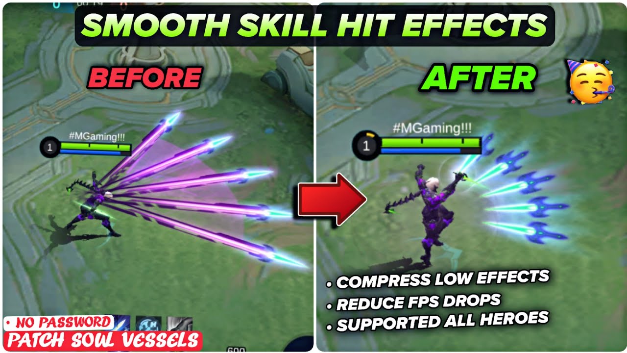 Latest Smooth Skill Hit Effects Config In Mobile Legends | Work All Heroes - Patch Soul Vessels