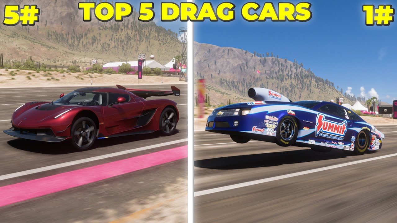 НОВЫЕ 5 САМЫХ БЫСТРЫХ дрэг-каров в Forza Horizon 5 с тюнингом!