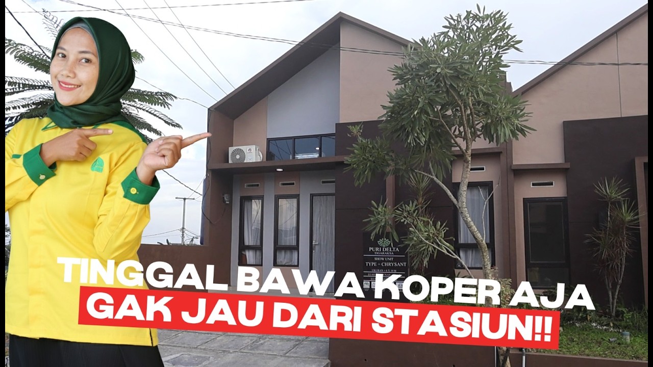 🏠 Rumah Dekat Stasiun tinggal bawa koper aja Harganya.......#rumahminimalis