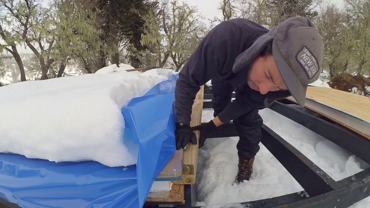 CABAÑA OFF-GRID │Instalación de paneles SIP piso. #Ep03