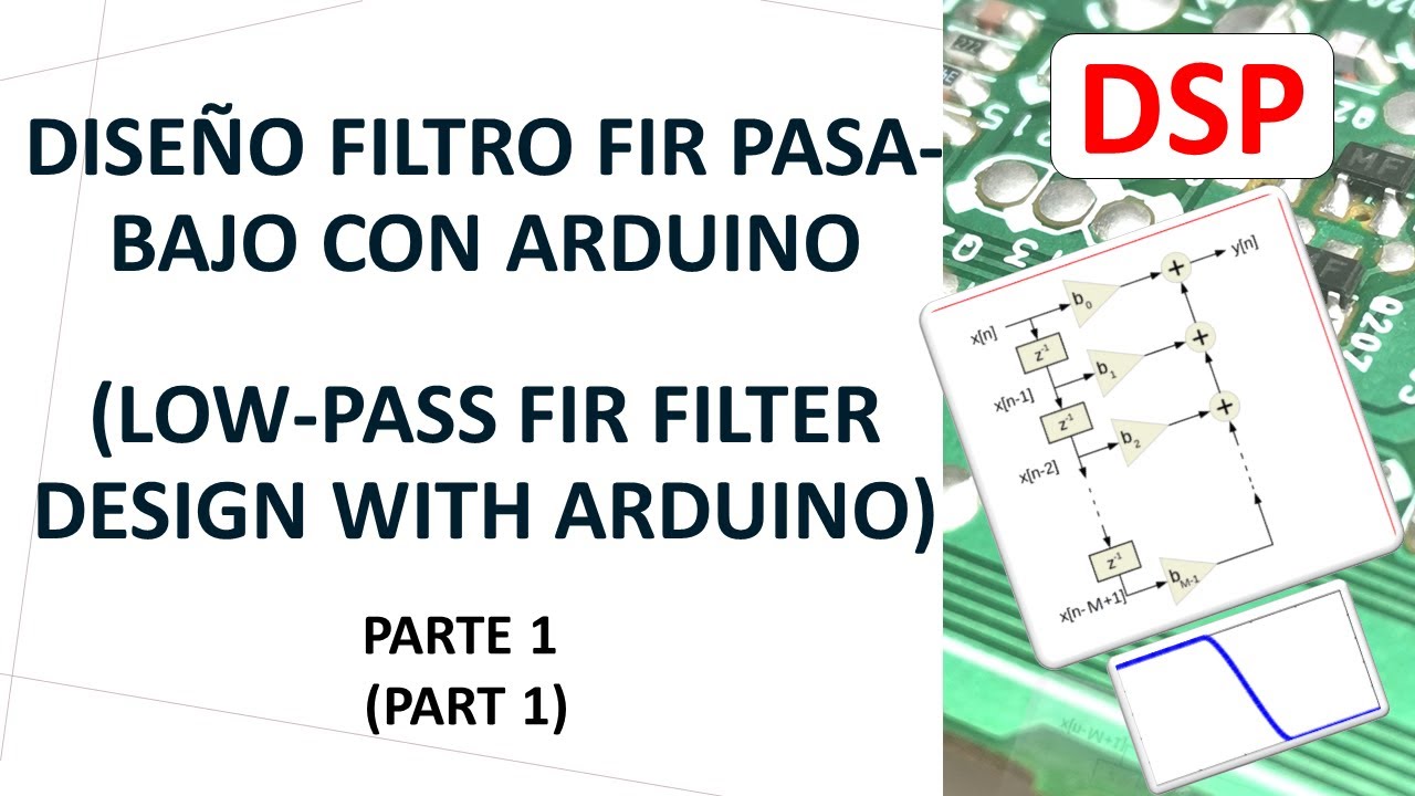 Diseño Filtro FIR pasa bajo con Arduino (Parte 1), Low-pass FIR filter desing with Arduino (Part 1)