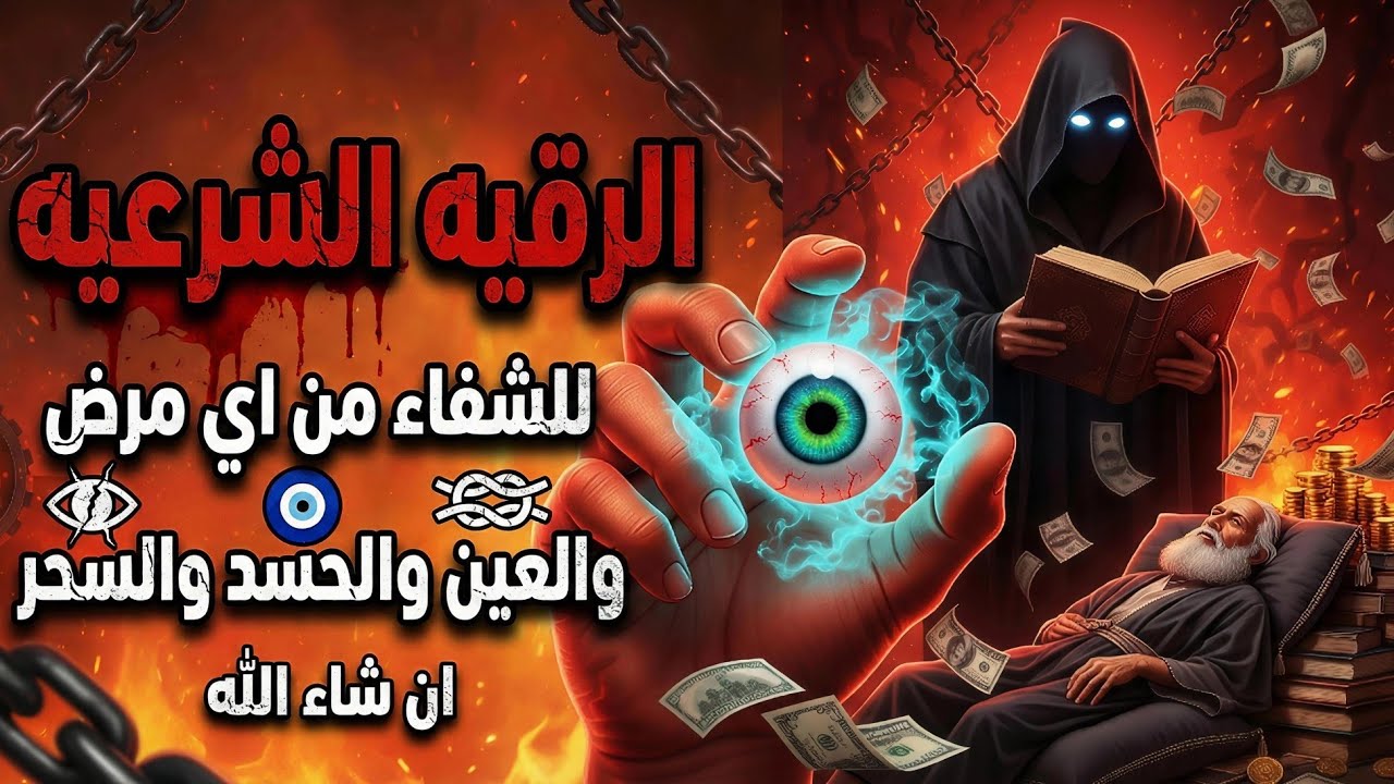 شاهد خروج الحسد والعين والهم والغم والأمراض من جسمك بعد سماع لهذا الحرز المبارك- وراقب النتيجة