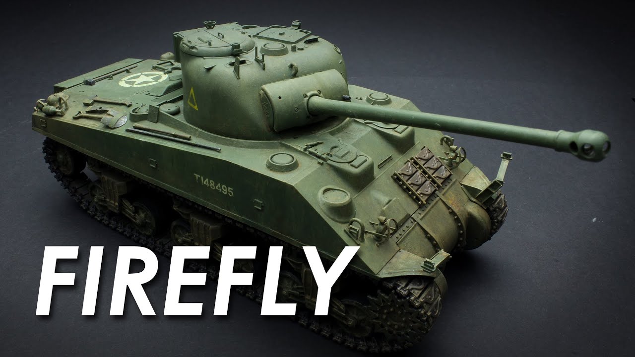 Painting Tamiya Sherman Firefly - Model Tank