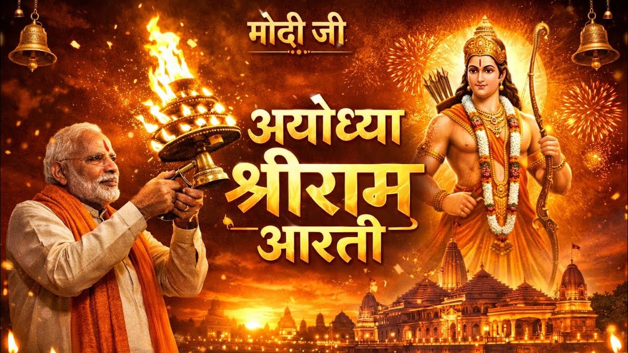 अयोध्या राम मंदिर आरती | Ayodhya Ram Mandir Aarti Live | Jai Shri Ram