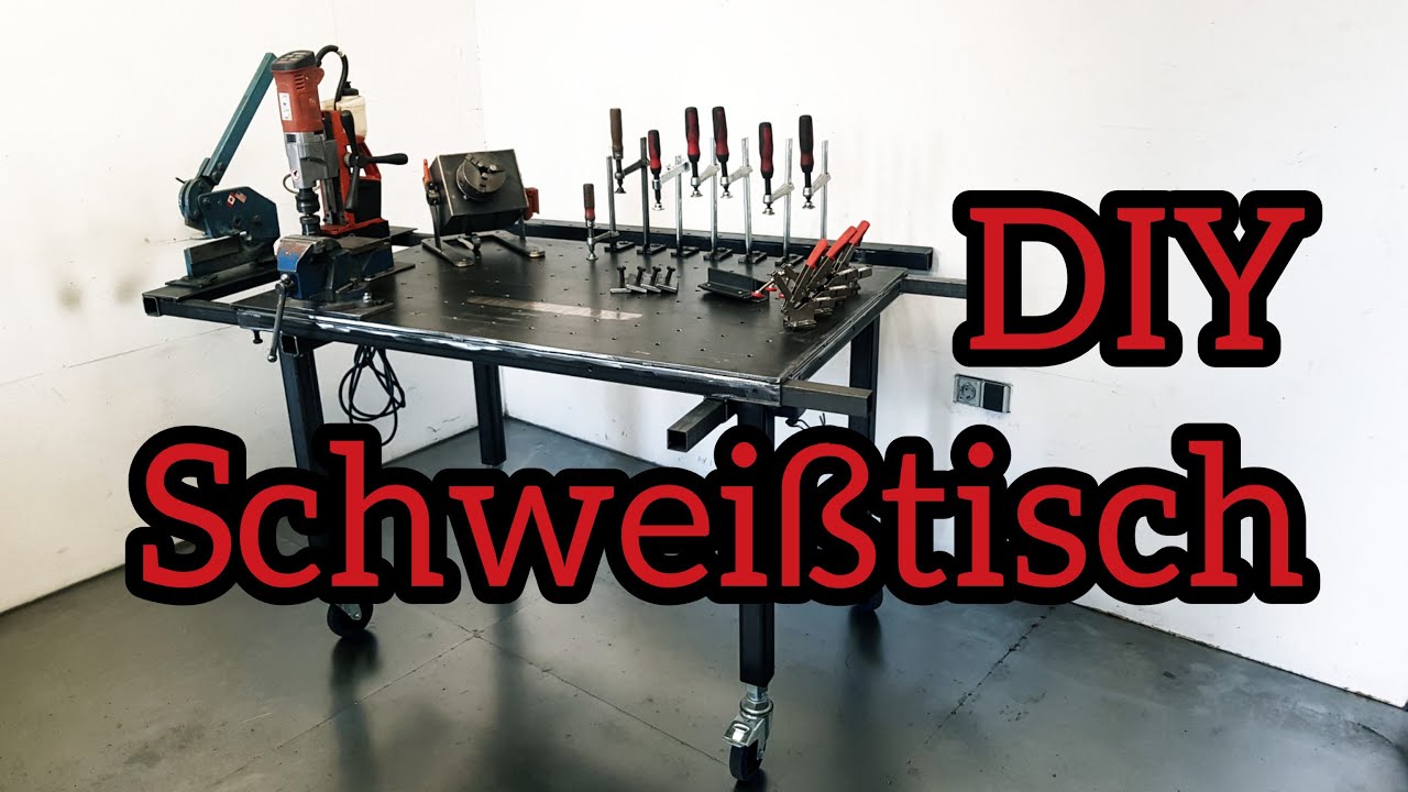 Schweißtisch mit Zubehör selber bauen