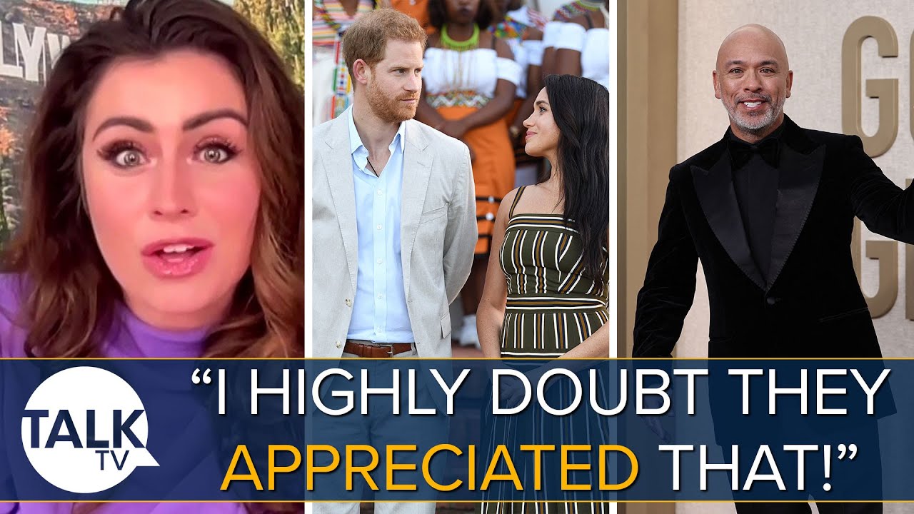 Golden Globes Host Takes Aim At ‘Lazy’ Prince Harry And Meghan | Kinsey Schofield
