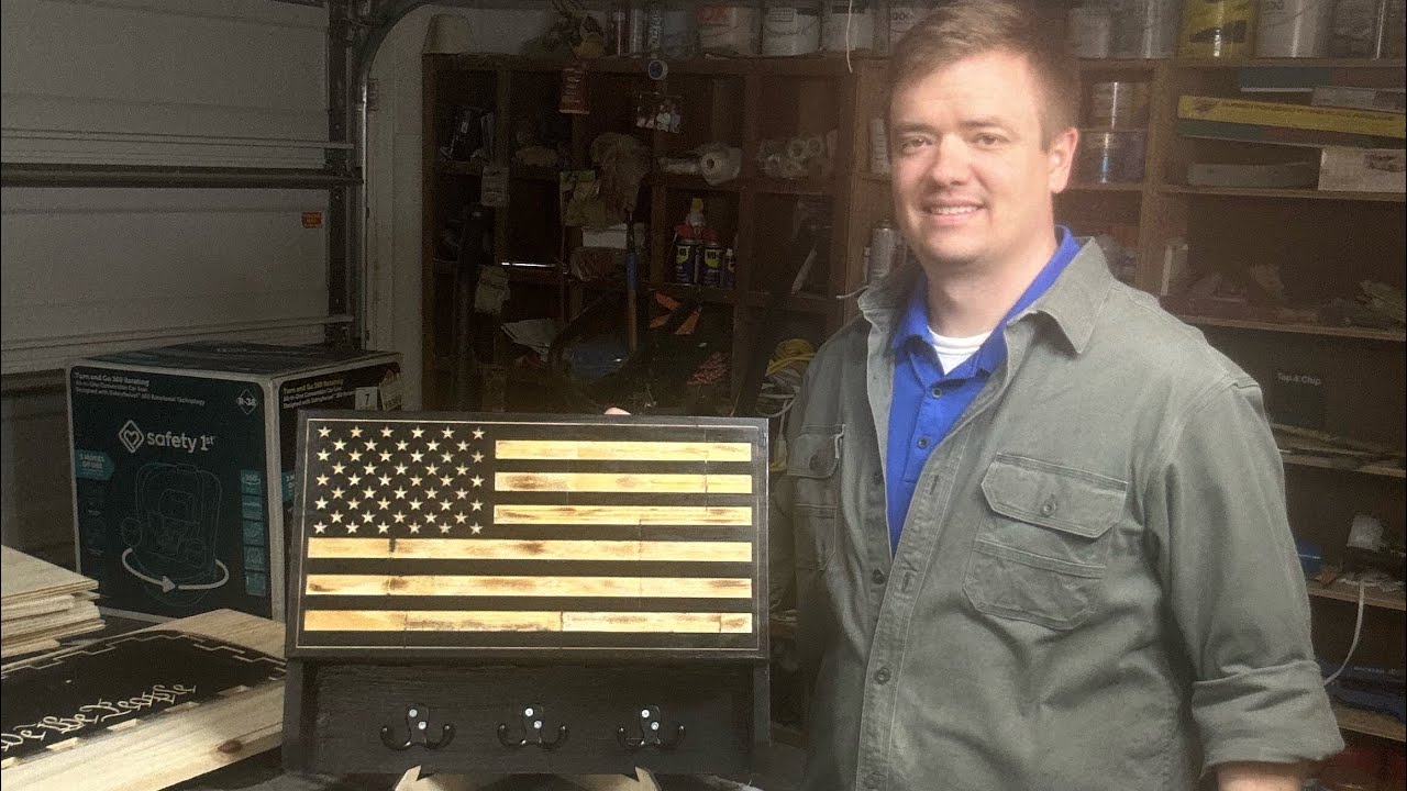 American Flag Concealment Cases available at EwingWoodworks.com