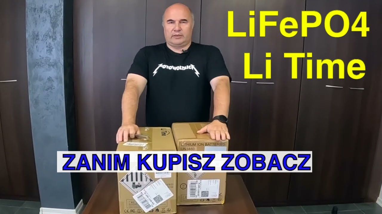 LITIME Rozpakowanie Tanie akumulatory LiFePO4 z Chin.