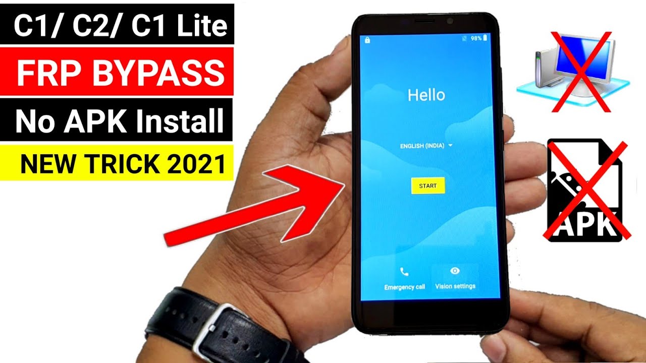 Mobiistar C1/C2/C1 Lite GOOGLE/FRP BYPASS (Without PC) New Trick 2021