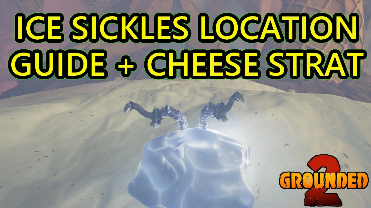 Grounded 2 Ice Sickles Location Guide. Ice Sickles Cheese. How to Get Ice Sickles Unique Weapon