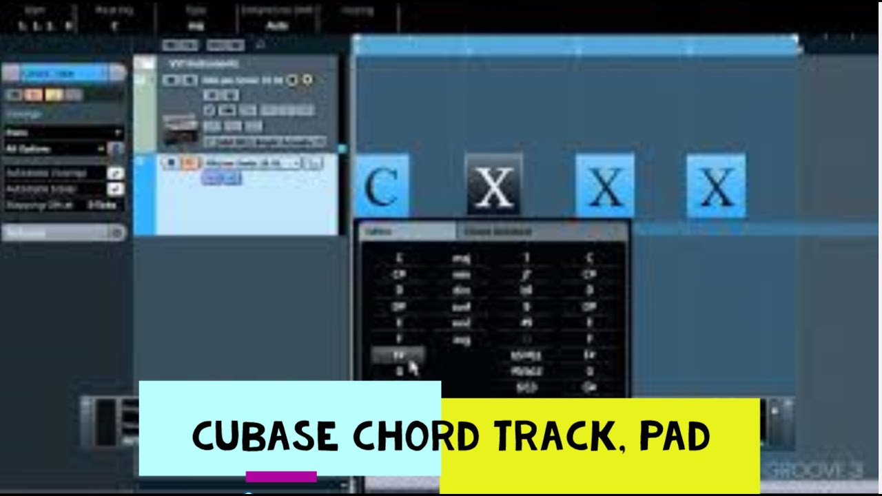 CHORD TRACK CUBASE NEDİR ? NASIL KULLANILIR ?