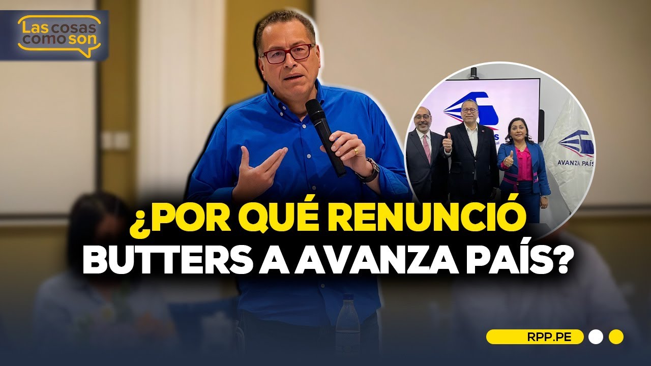 Renuncia de Phillip Butters en Avanza Pa&iacute;s: impacto electoral explicado #LasCosasRPP