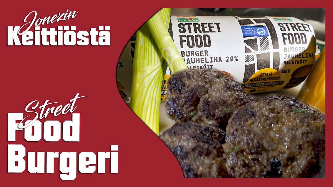 Street food hampurilaiset
