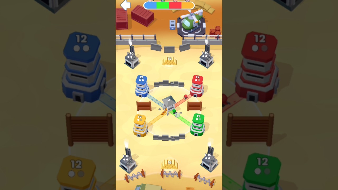 Tower War Game Play | 02 #towerwars #3dgames #shorts