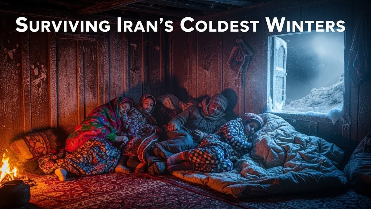 How Iranian Villagers Survive the Coldest Winters | Ancient Cooking & Family Life