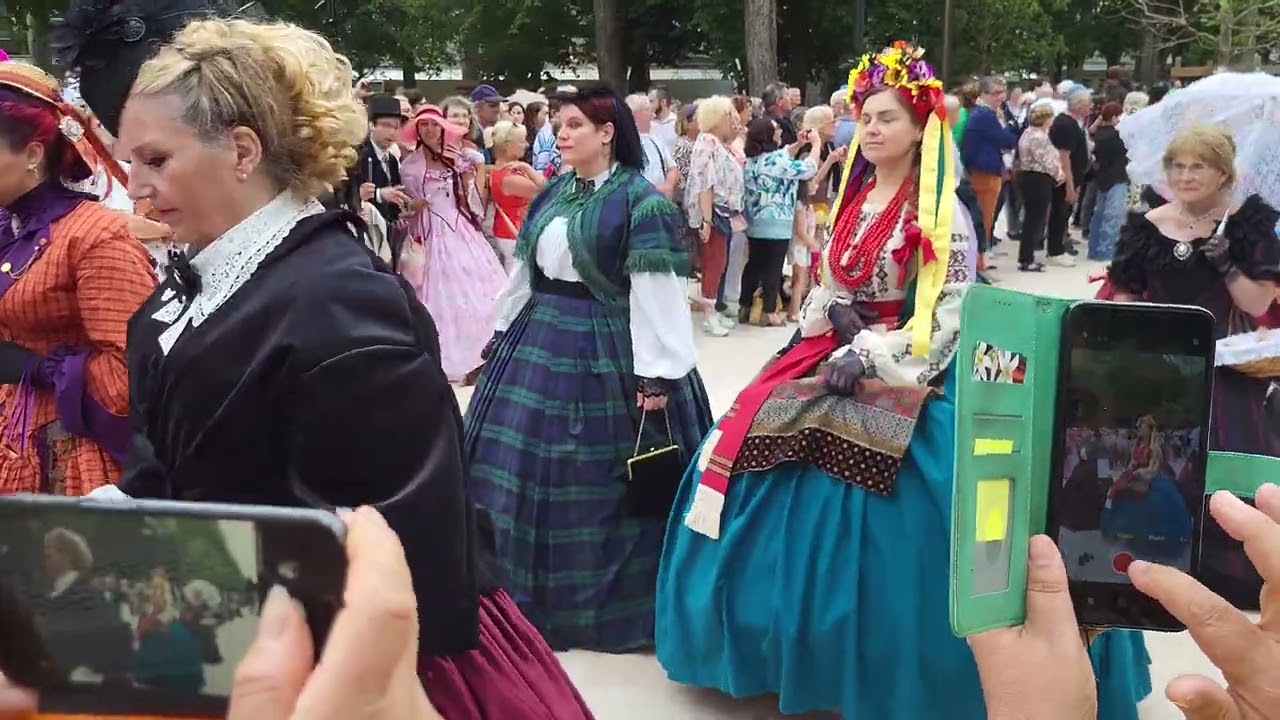 Costume Parade at Napoleon III Vichy 2025