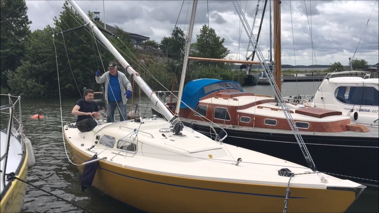 Gin Pole Mast Raising - IF-Boat