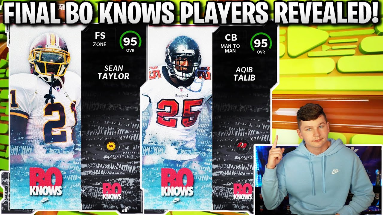 THE FINAL BO KNOWS PLAYERS REVEALED! SEAN TAYLOR, TALIB, HANNAH, AND FRANCO! | MADDEN 22