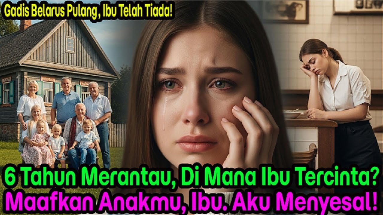 Tragis! 6 tahun kahwin rahsia, gadis Belarus pulang ibu sudah tiada.