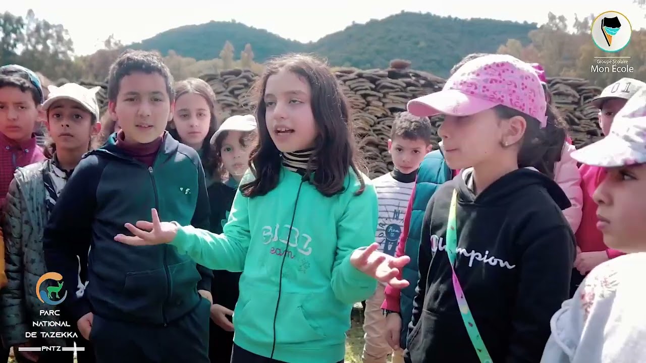 Sortie pedagogique au Parc National de Tazekka à Taza. Maroc